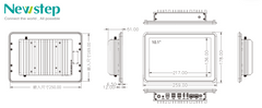 10.1-inch industrial tablet computer