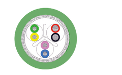 Industrial data feedback cable, 49e  49F  49G  49h  49i