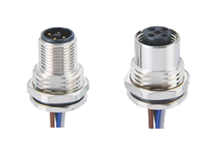 M12 T-code panel mount