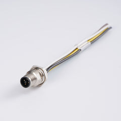 M12 T-code panel mount