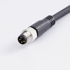 M8 round connector injection molded