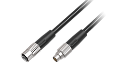 M9 circular connector, injection molded