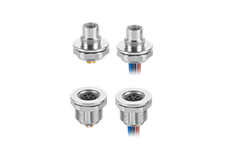 M9 round connector, panel type